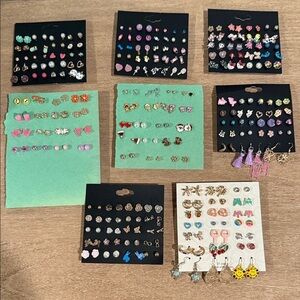 Colorful Assorted Earring Set